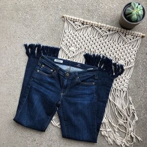AG The Ballad Slim Boot Frayed Hem Jeans Size 26